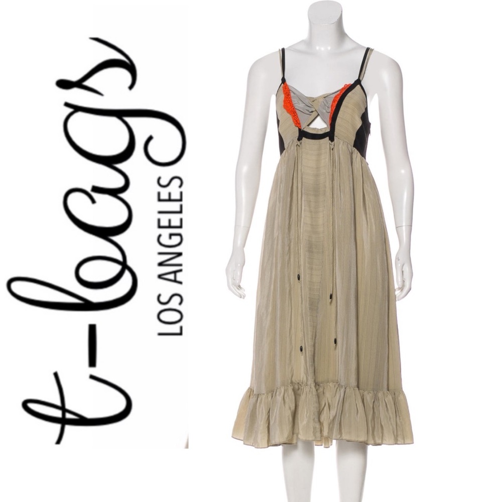✨ T-Bags Los Angeles Tan Dress EUC